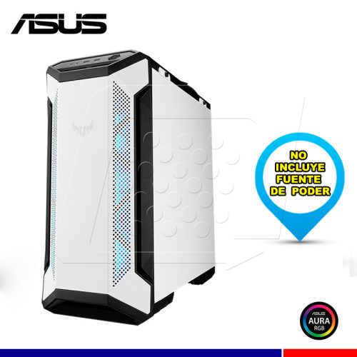 CASE ASUS TUF GAMING GT501 WHITE EDITION, RGB, V/TEMPLADO - Imagen 3