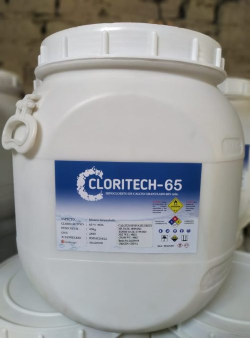 Hipoclorito de Calcio al 65% - CLORITECH - Imagen 2